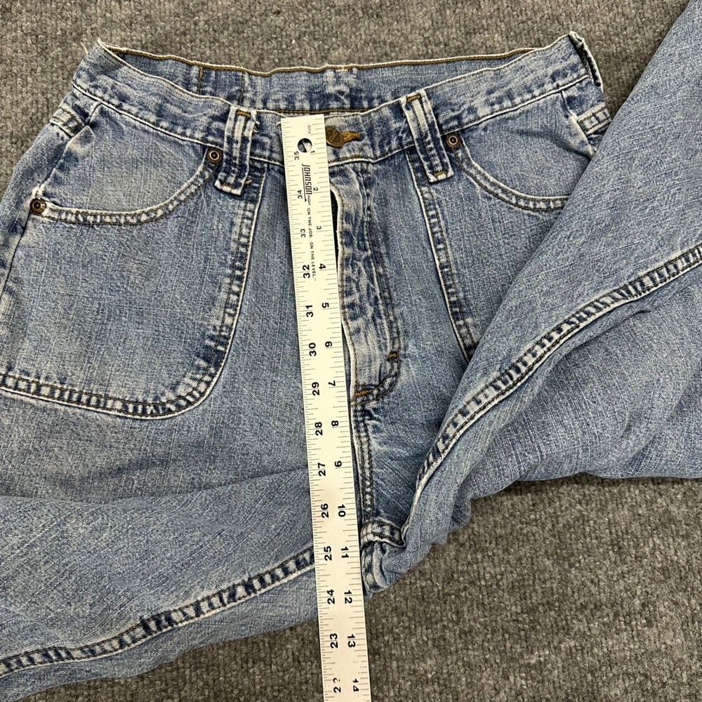 Route 66 Jeans Womens Size 12 Blue Light Wash Relaxed Fit Straight Leg Denim - Picture 6 of 9